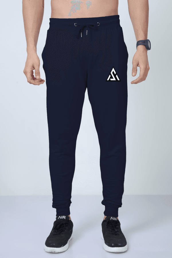 Ace Unisex Maroon Joggers (S) – Gold Vinyl Accent - Image 5