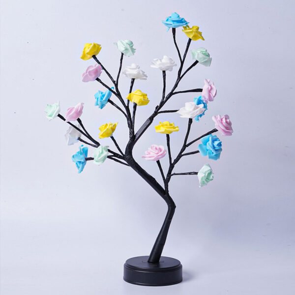 Table Lamp Flower Tree Rose Lamps Fairy - Image 2