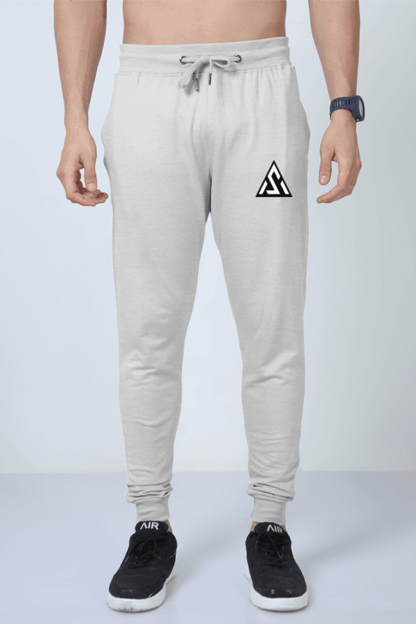 Ace Unisex Maroon Joggers (S) – Gold Vinyl Accent - Image 4