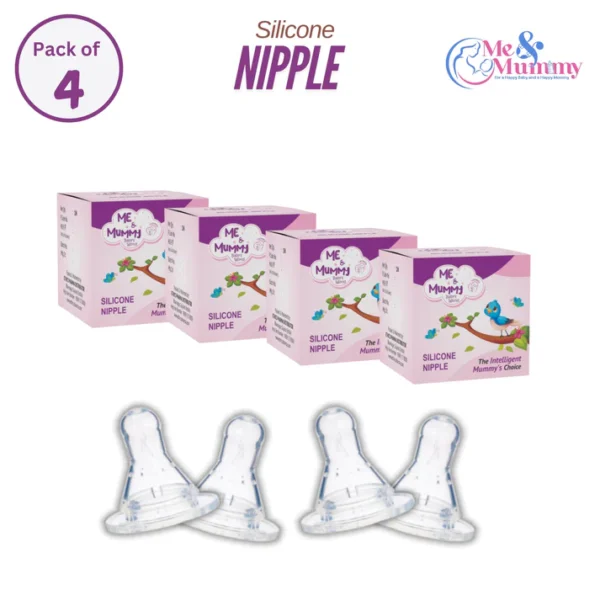 Baby Silicone Nipple For Slim Neck Bottle