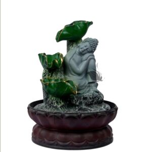 buddha green water fountaion