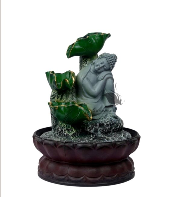 buddha green water fountaion