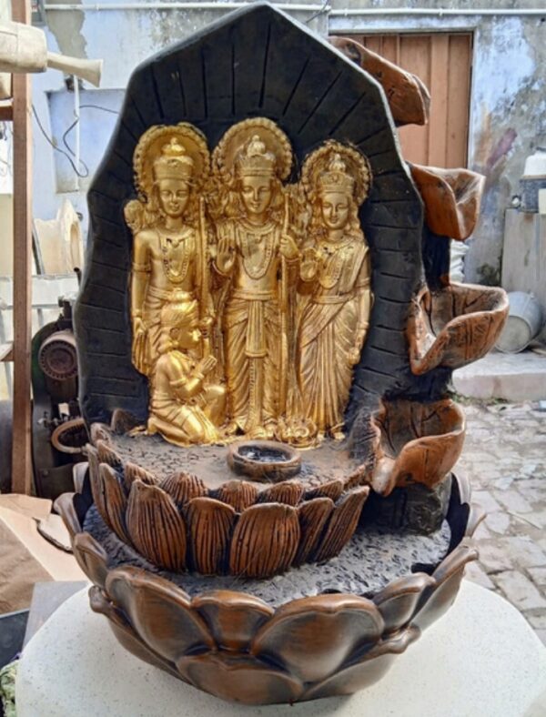 Sita Ram Lakshman water fountain handcraft