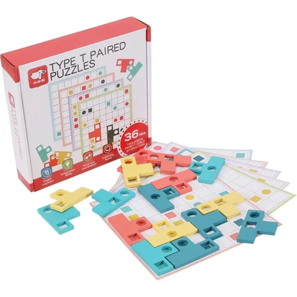 Engaging Type L Paired Puzzle: Perfect Brain-Boosting Game for Kids and Adults - Image 2