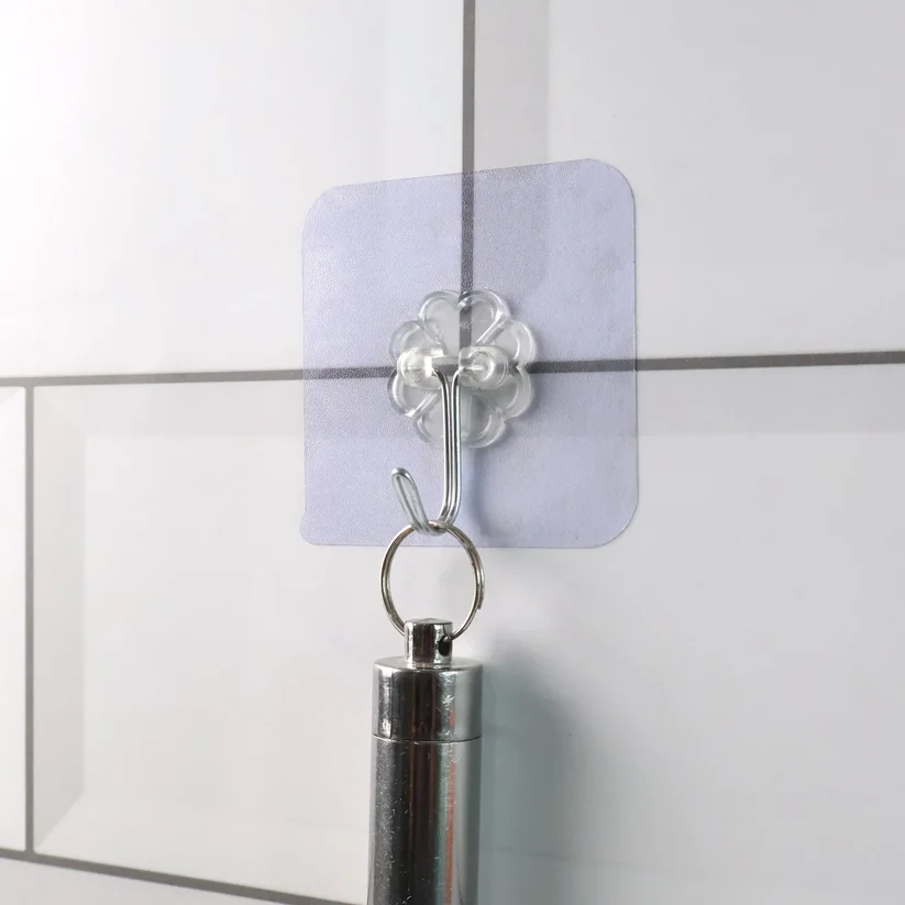 Flower Adhesive Wall Hooks